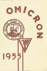 Oliver High School 1955 yearbook cover photo