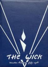 Wickliffe High School 1958 yearbook cover photo