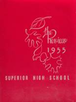 Superior High School 1955 yearbook cover photo
