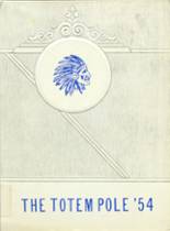 Hoosic Valley Central High School 1954 yearbook cover photo