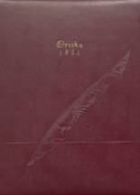 Oriskany Falls High School 1951 yearbook cover photo