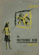 Girls Poly High School 1945 yearbook cover photo