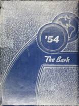 Burbank High School 1954 yearbook cover photo