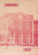 Gothenburg High School 1953 yearbook cover photo