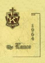 Kuemper Catholic School 1964 yearbook cover photo