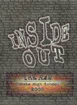 Dubois Area High School 2008 yearbook cover photo