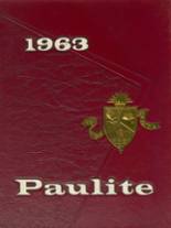 St. Paul High School 1963 yearbook cover photo
