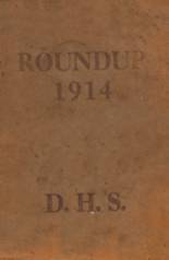 Dewey High School 1914 yearbook cover photo