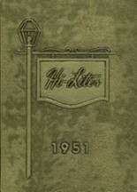 Silver Creek Central School 1951 yearbook cover photo