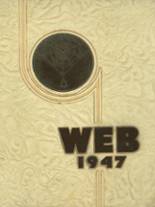 Webster School 1947 yearbook cover photo