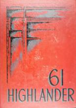 Highland Park High School 1961 yearbook cover photo