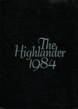 Highland High School 1984 yearbook cover photo