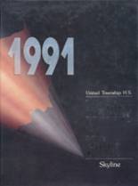 United Township High School 1991 yearbook cover photo