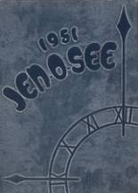 Geneseo Central School 1951 yearbook cover photo