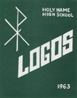Holy Name High School 1963 yearbook cover photo