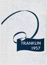 Franklin Consolidated School 1957 yearbook cover photo