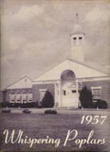 Griggs High School 1957 yearbook cover photo