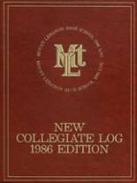 1986 Mt. Lebanon High School Yearbook from Pittsburgh, Pennsylvania cover image