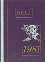 Bell High School 1981 yearbook cover photo