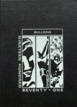 1971 Batesville High School Yearbook from Batesville, Indiana cover image