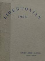 1953 Short High School Yearbook from Liberty, Indiana cover image