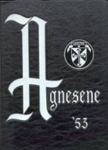 St. Agnes Seminary School 1953 yearbook cover photo