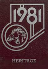 Kellyville High School 1981 yearbook cover photo