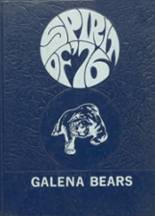 Galena High School 1976 yearbook cover photo