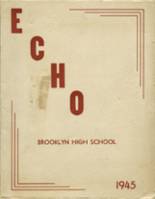 Brooklyn High School 1945 yearbook cover photo