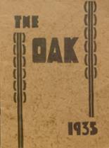 Oakridge High School 1935 yearbook cover photo