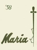 1958 Maria High School Yearbook from Chicago, Illinois cover image