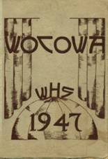 Woodland High School 1947 yearbook cover photo