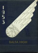 Balta High School 1953 yearbook cover photo