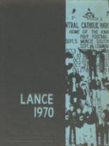 Central Catholic High School 1970 yearbook cover photo