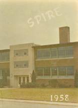 Illiana Christian High School 1958 yearbook cover photo