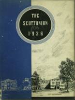 Scott High School 1936 yearbook cover photo