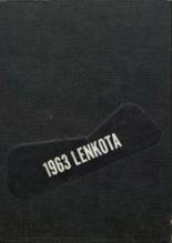 Lennox High School 1963 yearbook cover photo