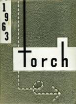 1963 Pioneer High School Yearbook from Whittier, California cover image