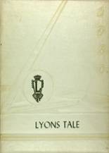 Lyons High School 1960 yearbook cover photo