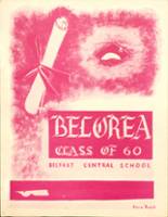 Belfast Central High School 1960 yearbook cover photo