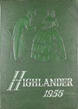 Highland Park High School 1956 yearbook cover photo