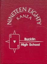 Bucklin High School 1980 yearbook cover photo