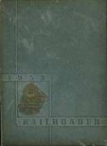 Spencer High School 1953 yearbook cover photo