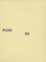 Ft. Collins High School 1986 yearbook cover photo