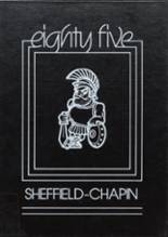 Sheffield-Chapin High School 1985 yearbook cover photo
