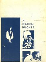 Oakland High School 1971 yearbook cover photo