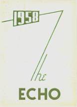 Elyria Catholic High School 1958 yearbook cover photo