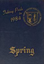 Shady Spring High School 1984 yearbook cover photo