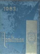 Hamilton Township High School 1963 yearbook cover photo