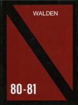 Walden Preparatory 1981 yearbook cover photo